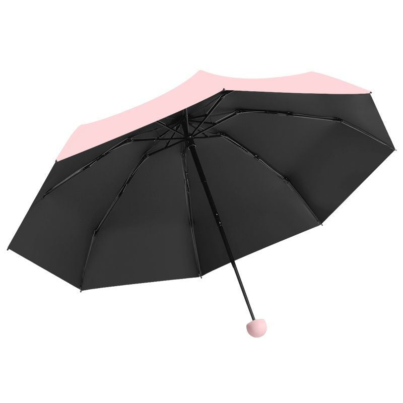 50% off umbrella for both sunny and rainy days, women's sun umbrella, sun protection and uv protection capsule umbrella, foldable mini sunshade umbrella, personalized