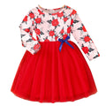 Halloween new arrivals: autumn long-sleeve double-layer mesh dress for toddlers and young children - cross-border exclusive, dropshipping available