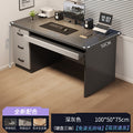 New arrival: executive desk - minimalist modern office desk and chair set for employees, home office, and computer use
