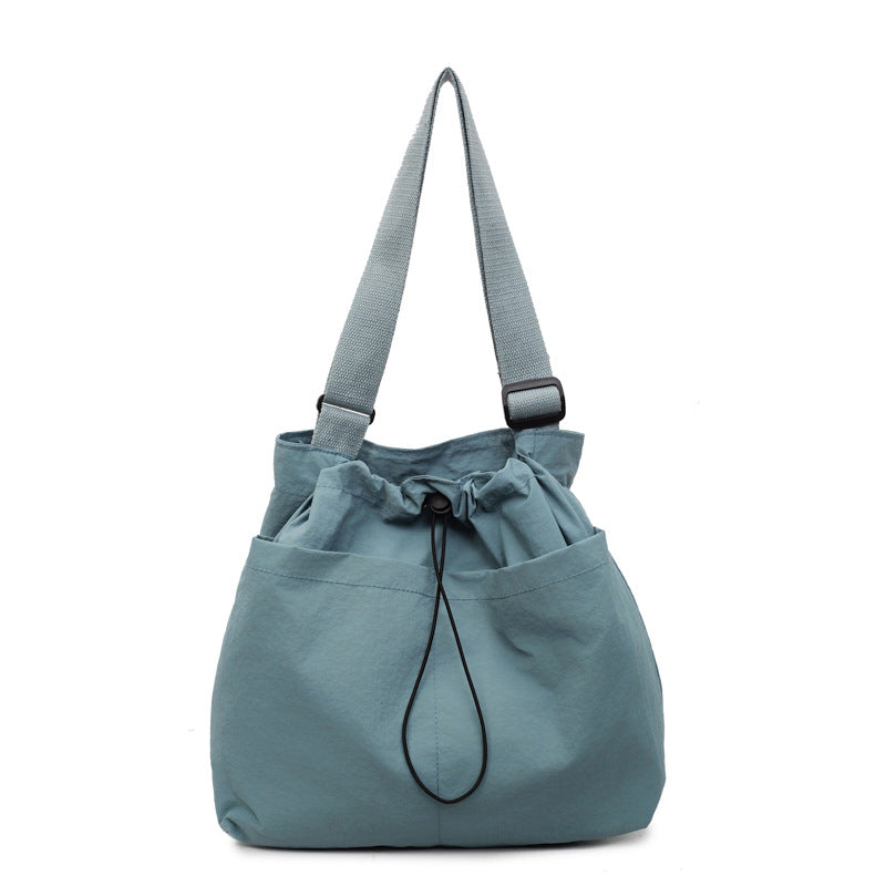Foreign trade large-capacity tote bag women's 2024 new fashion student shoulder bag simple casual versatile messenger bag