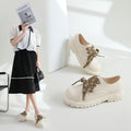 Autumnew arrival rain boots thick sole toe cap shoes women's round toe british preppy style waterproof flatsnon-slipoutwear loafers