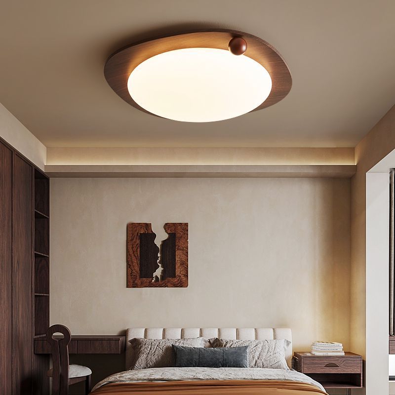 Medieval style master bedroom ceiling light eye protection study lighting creative restaurant wabi sandy wind smart LED full spectrum light