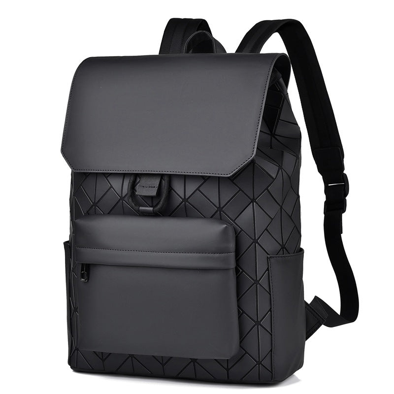 Cross-border large-capacity men's backpack fashionable women's backpack trendy high-end sense lightweight backpack school bag commuter computer bag