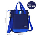 Elementary school tutoring bag, kids' tote bag, middle school tuition bag - convertible design: carry, crossbody, or backpack - customizable with logo printing