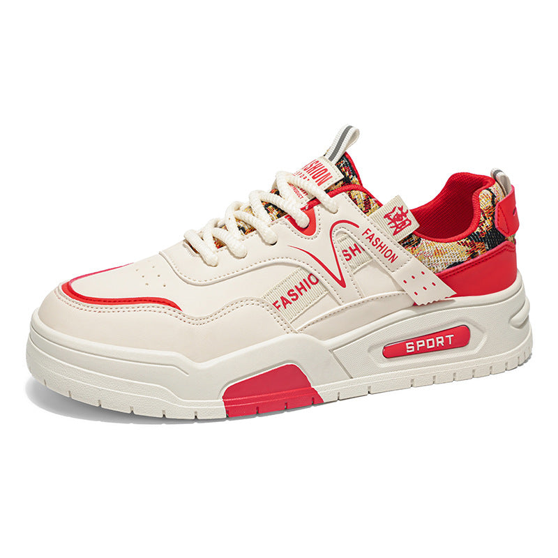 Men's skateboarding shoes - new season low-top casual sneakers - trendy korean style for teens and students - athletic skate shoes for men