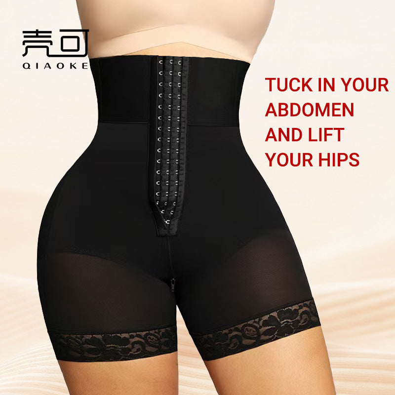 plus size shaping pants, high waist, belly tightening, waist tightening, hip lifting, belly tightening security pants