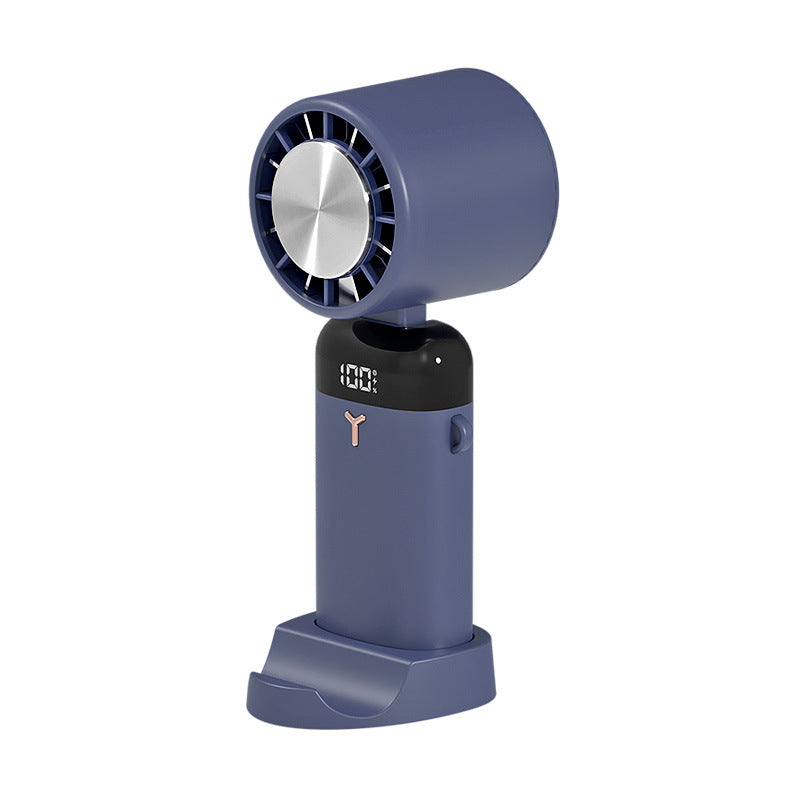new arrival refrigeration handheld fan mini foldable with digital display silent desktop outdoor ice compress hanging neck fan