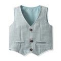 Boyssuit spring clothes handsome flower boy vest three-piece set baby spring & fall style six one year old dress children's dress