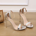 2025 summer new arrivals: french chic high-heeled sandals - elegant, minimalist black heels for summer