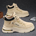 Men's safety shoes - spring 2025 collection: anti-slip, wear-resistant, waterproof work shoes for construction sites, workplaces, and everyday use. stylish martin boots for construction and industrial work