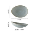 Japanese retro stoneware ceramic tableware restaurant hotel business dessert bowl soup bowl pasta bowl good-looking kiln bowl