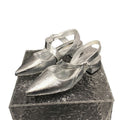 2026 korean style spring/summer versatile new retro fashion pointed toe slingback chunky heel elegant sandals for women