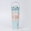 New arrival high-looking owala fruit cup outdoor portable satchel car cup 304 stainless steel straw thermos cup