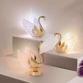 Swan table lamp new arrival table lamp high-end wedding gift popular bedside table charging ins style bedroom bedside lamp