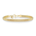 European and american fashionable high-end minimalist women's mesh chain elegant ladies bracelet new niche mesh style bracelet