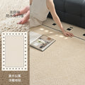 Diatom silk rug - waterproof, stain-resistant, premium sofa mat, modern style, thickened bedroom carpet, machine-woven, low-maintenance