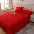 2026 amazon quilted bed skirt bedspread heightened double anti-static breathable mattress simmons bedspread three-piece set