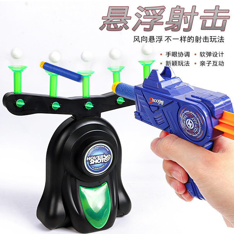 new arrival electric suspended target shooting soft bullet gun dart target gun suspended ball kids toy pistol suit