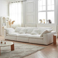 Designer yunsha releases art three-person straight-line modern casual cream style down module sofa combination