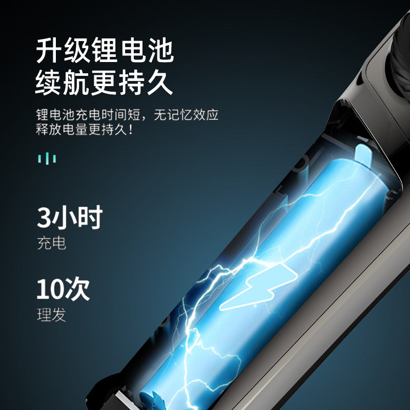 Hairdresser fast charging electric clipper lcd display ceramic blade for home shaving ceramic blade electric clipper
