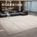 Italian minimalist style carpet, living room light luxury high-end, washable and wipeable, gray, home use, customizable, waterproof and stain-resistant carpet