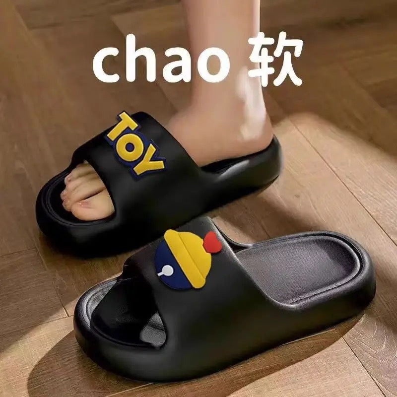 2026 new women's summer slippers - cloud-like comfort, soft sole, casual home wear, thick-soled one-strap slides for bathroom use