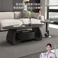 Cream style normcore slate coffee table living room for home coffee table new arrivalaccessible luxury small apartment coffee table combination