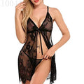 European and american cross-border hot-selling wholesale lingerie: lace, hollow-out, see-through, plus size sexy lingerie nightgowns - direct from the factory