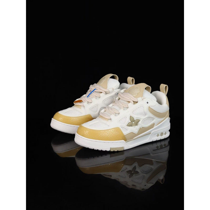 foreign trade european station chubby bread shoes height-increasing dad shoes thick-soled sneakers for men and women same style couple sneakers