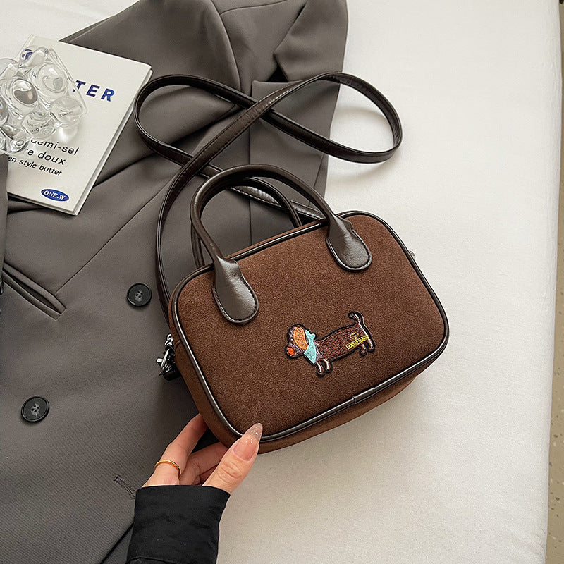 Cross-border hand carry fashion versatile bag women's 2025 new trend leisure bag high-end niche design shoulder bag