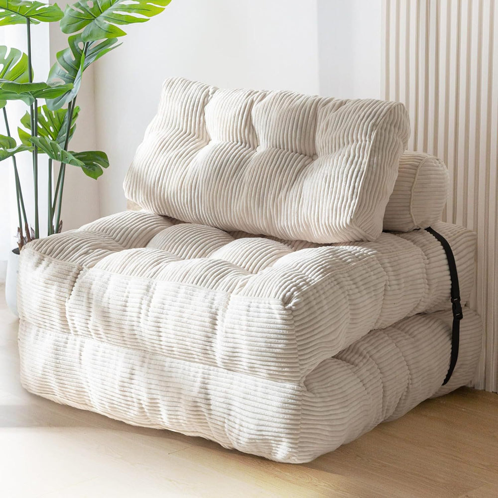 Compression vacuum lazy sofa fabric foldable normcore modern for home living room sofa bed
