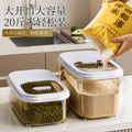 Food grade rice bucket for home2026new arrival insect-proof and moisture-proof sealed grain storage box flour box grain storage bucket