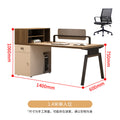 Saint li office desk and chair set - minimalist modern office desk for staff workstations, employee seating, and finance staff desks
