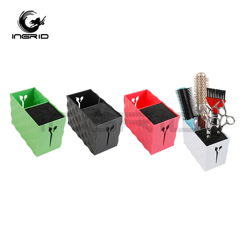 Multifunctional scissors, comb, socket box, special hair cutting tool storage box for hair salon, non-slip hair storage, scissors box.