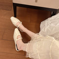 Retroeasiest for match toe half drag pleated half bag slippers women 2025french soft bottom slip-on fairy flats women