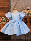 Kids dress princess dress white tutu girl model catwalk dress flower girl little host costume female