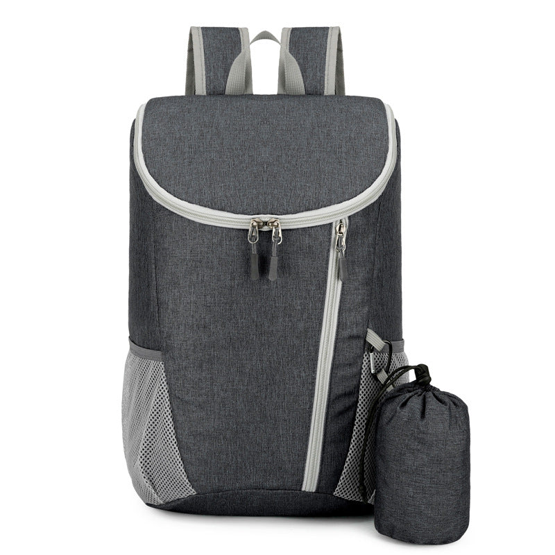 Outdoor folding backpack casual storage bag  new large-capacity backpack outdoor travel sports backpack