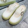 Women's slippers for outdoor wear 2025: fairy style, trendy and versatile, cloud-like comfort, thick sole, perfect for beach and seaside, flat sandals