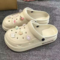 Crocs women's summer 2024 new arrival outwear beach seaside non-slip slippers nurse baotou step on shit sandals