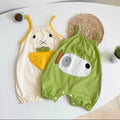 Baby vest summer sling triangle bag butt khaki jumpsuit newborn clothes thin cartoon sling summer clothes