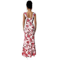 European and american cross-border women's fashion:  spring/summer new arrivals - sweet & fresh high-waisted printed tie-waist dress