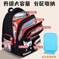 New nezha backpack for boys and girls, grades 1-6: spine protection, lightweight design, and extra-large capacity