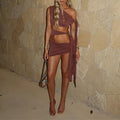 women's summer dress - cross-border european & american fashion - sexy & spicy solid color asymmetrical off-shoulder dress