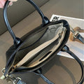 Classy first-layer oil-waxed cowhide shoulder cross-body dumpling bag wing bag texture satchelwork clothing bag genuine leather women's bag