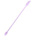 Double-ended mini silicone spatula spoon - dual-tip scraper for bread, jam, baking, and cosmetic bottle cleaning