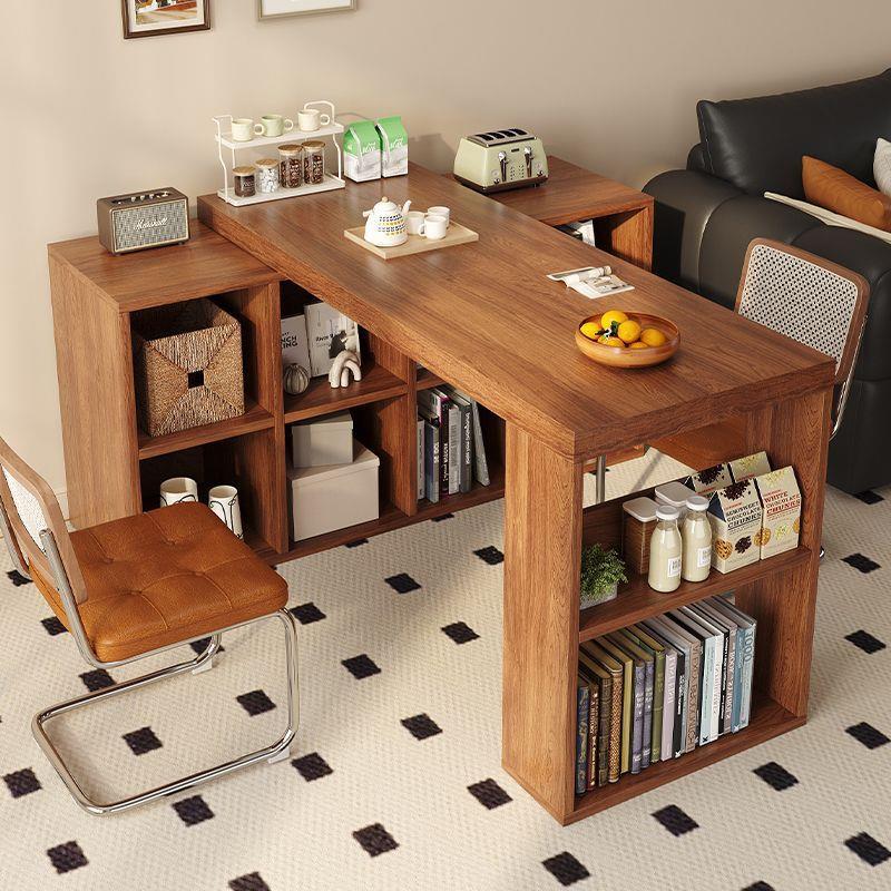 Corner desk bedroom girls computer desk solid wood l-shaped desk bookcase all-in-one corner workstation office table