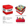 My magnetic world strong magnetic building blocks square patchwork magnetic assembling kids puzzle toy wholesale storage
