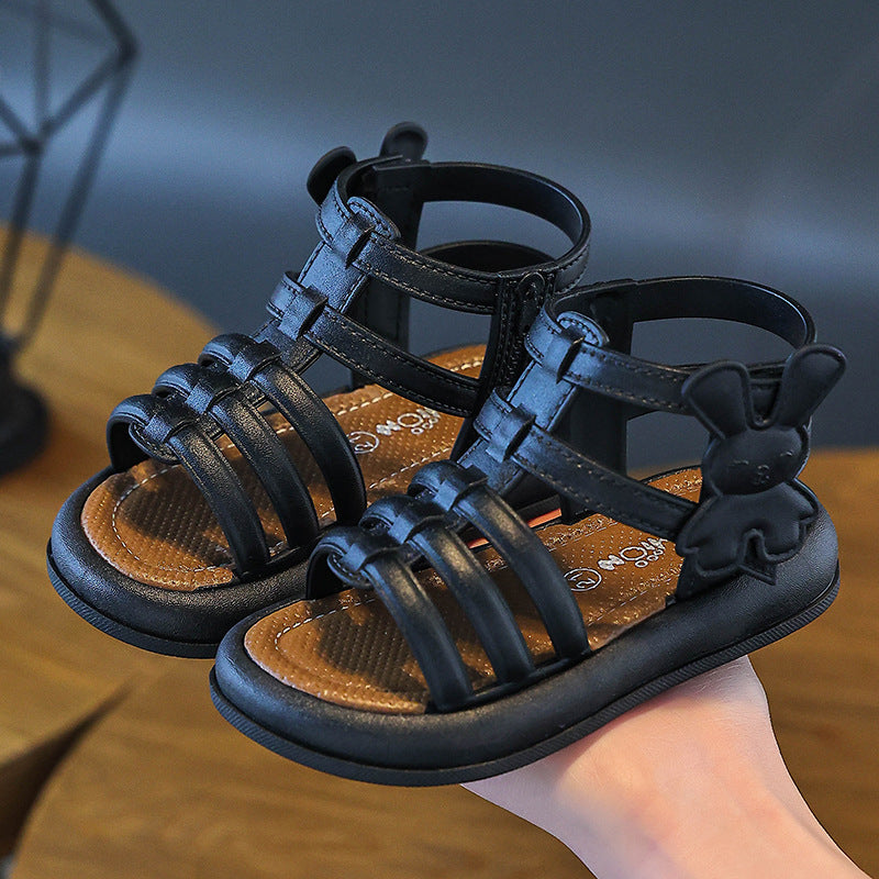 Girls' roman sandals: new korean style fashion for spring/summer  - high-top princess sandals for little girls and children