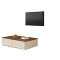 Cream style solid wood tv cabinet living room for home small apartmentaccessible luxuryclassy rounded corner combination cabinet tv cabinet floor