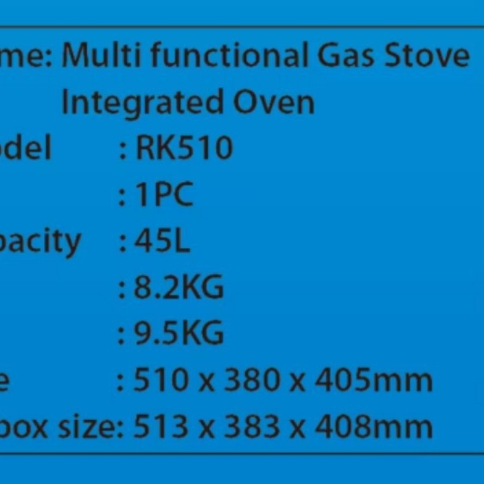 0.1kg head eye stove gas gas oven all-in-one countertop upright oven automatic ignition